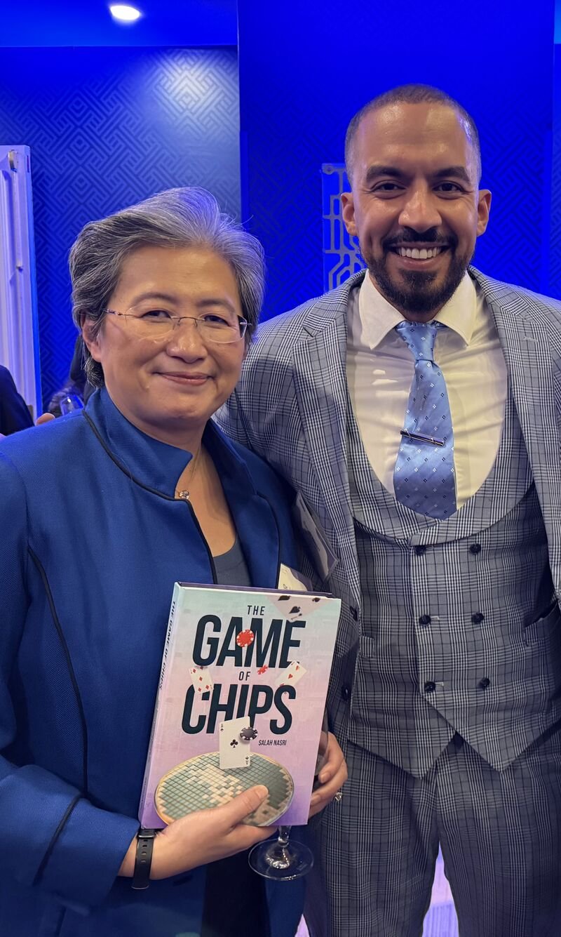 Reader at semiconductor event